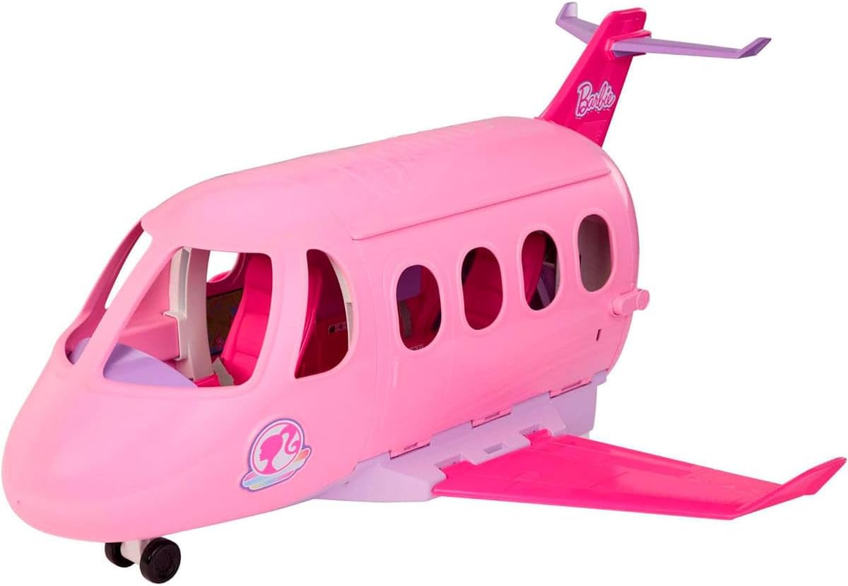 Barbie Juego y accesorios Dream Land Dream Plane | Micrófono de tra...