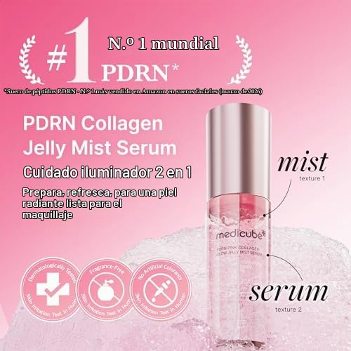 medicube PDRN Glow &amp; UV Dew Duo: suero solar PDRN y gelatina Ms...
