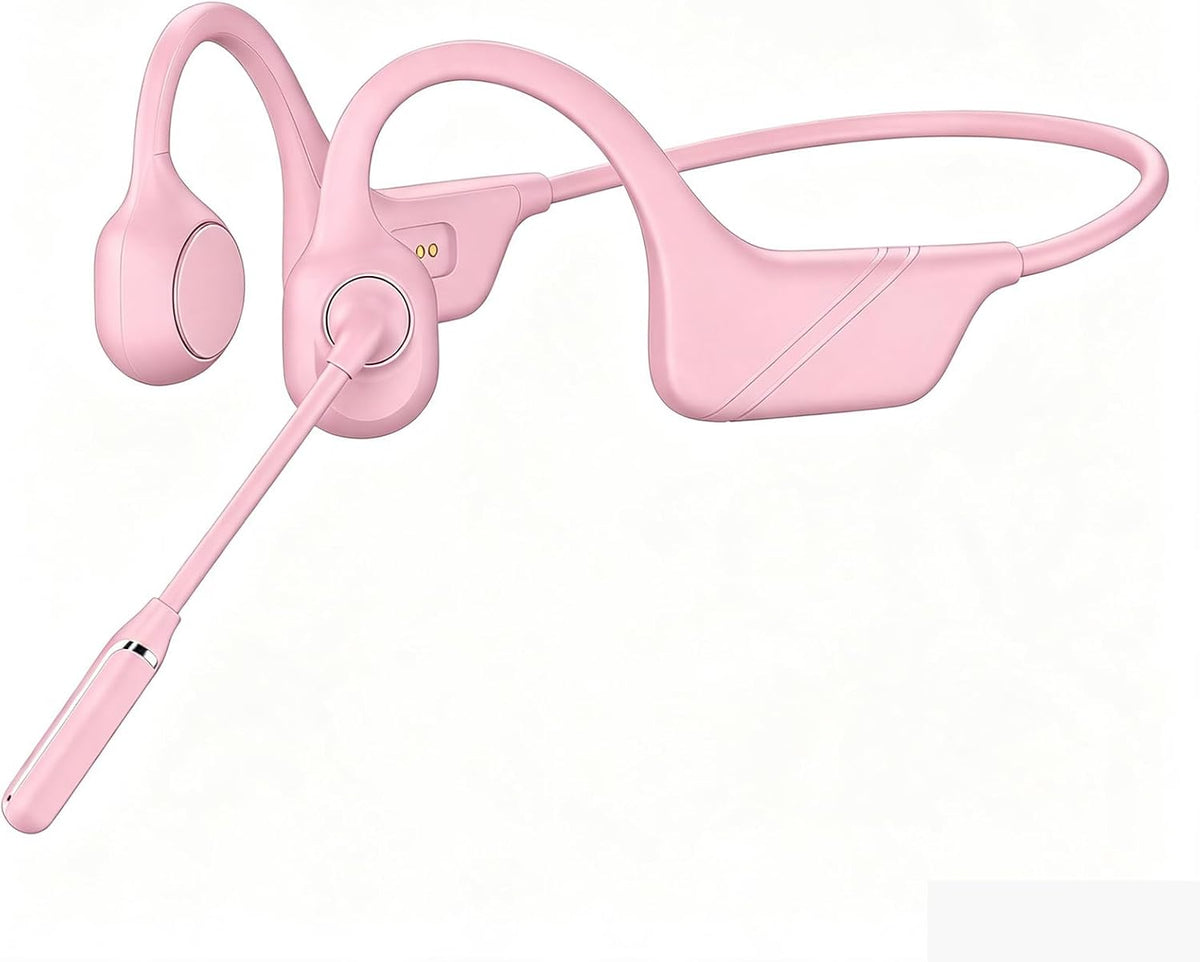 Auriculares abiertos para camionero de conducción ósea con micrófon...