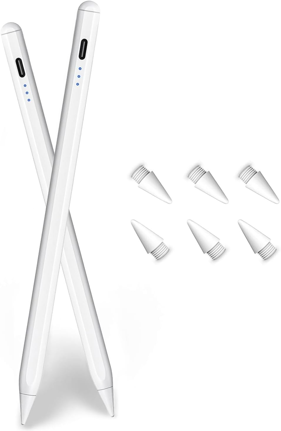 Lápiz óptico para Apple iPad A16\/11th (2018-2026), paquete de 2 bo...