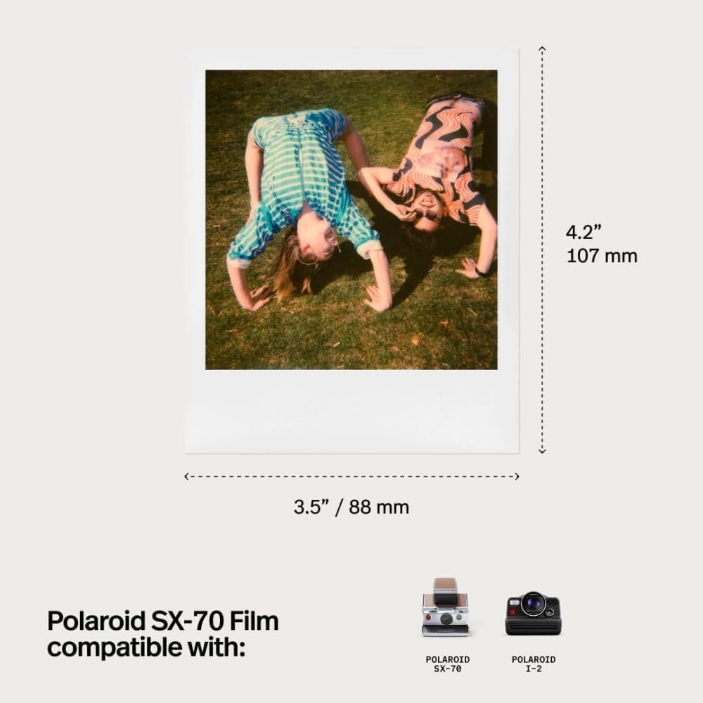 Polaroid Película instantánea brillante Color SX-70 para cámaras Po...