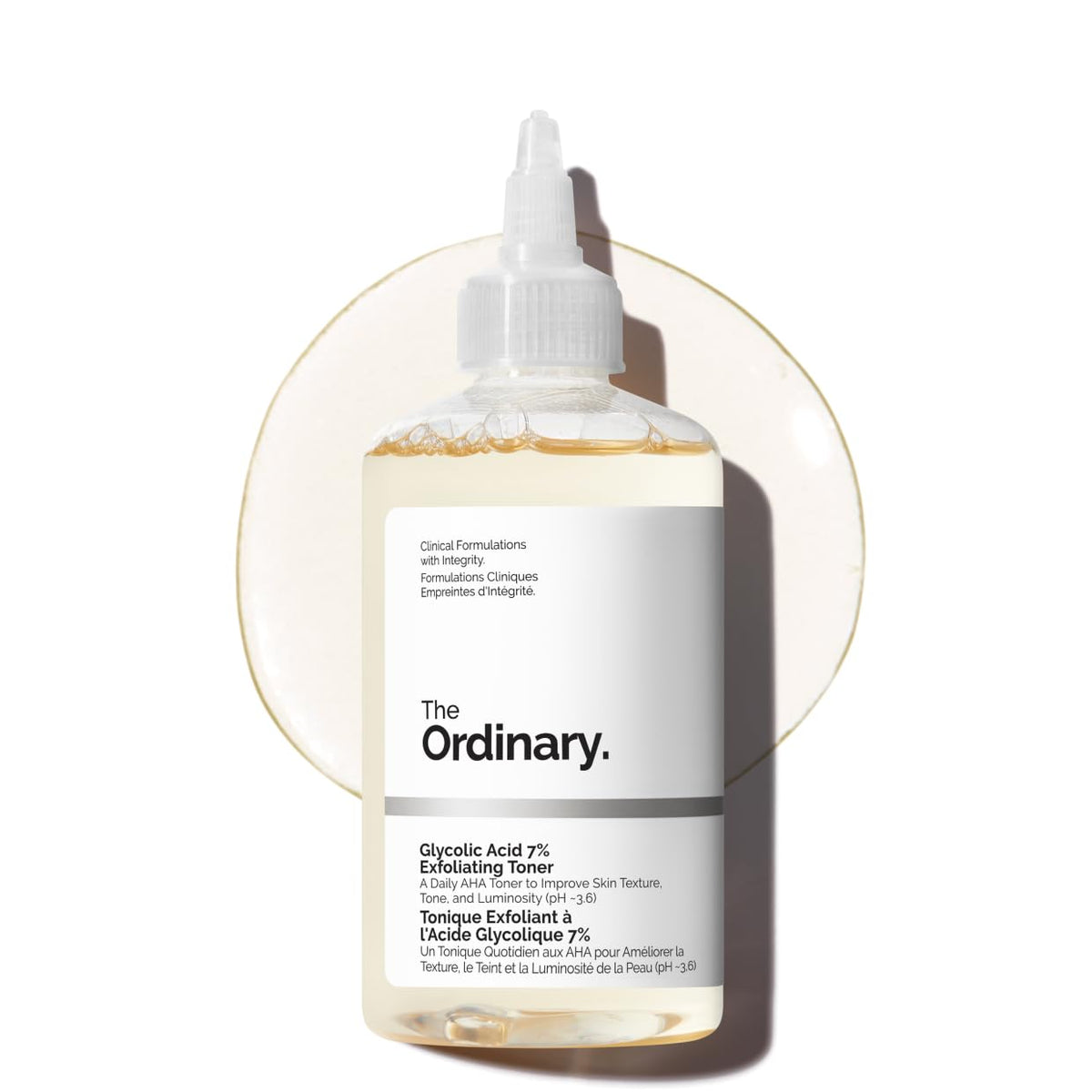 The Ordinary Tónico Exfoliante 7% Ácido Glicólico Tamaño: 8.11 Fl Oz (Pack of 1)