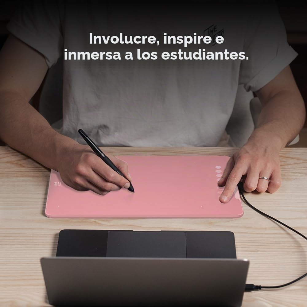 XPPen Deco 01 V3 - Tableta de dibujo de 10 x 6 pulgadas, lápiz ópti...