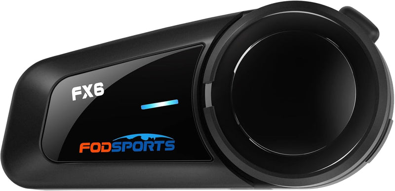 Fodsports FX6 - Auriculares Bluetooth para motocicleta, intercomuni...