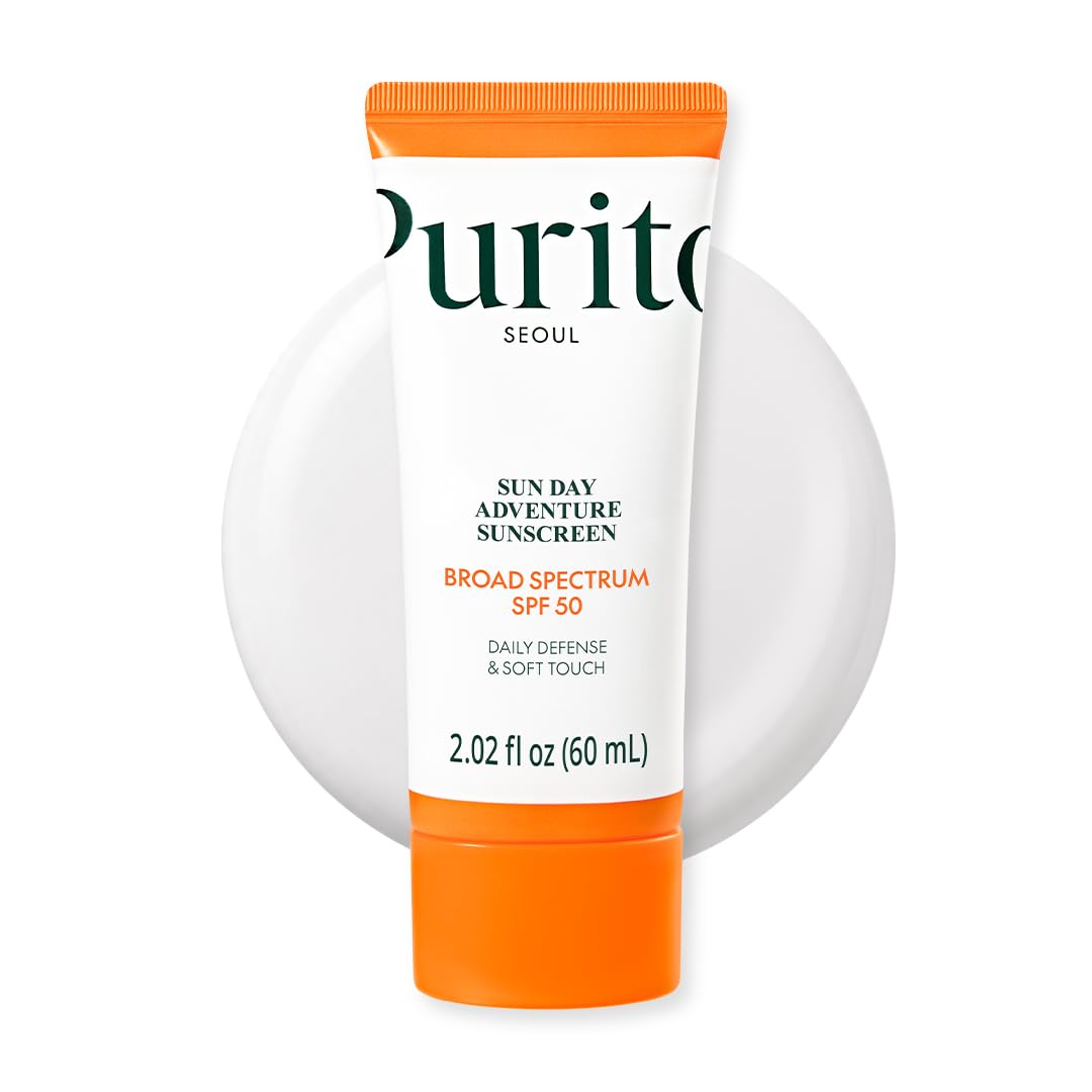 PURITO Protector solar coreano SPF 50 para pieles sensibles, 2.02 f...