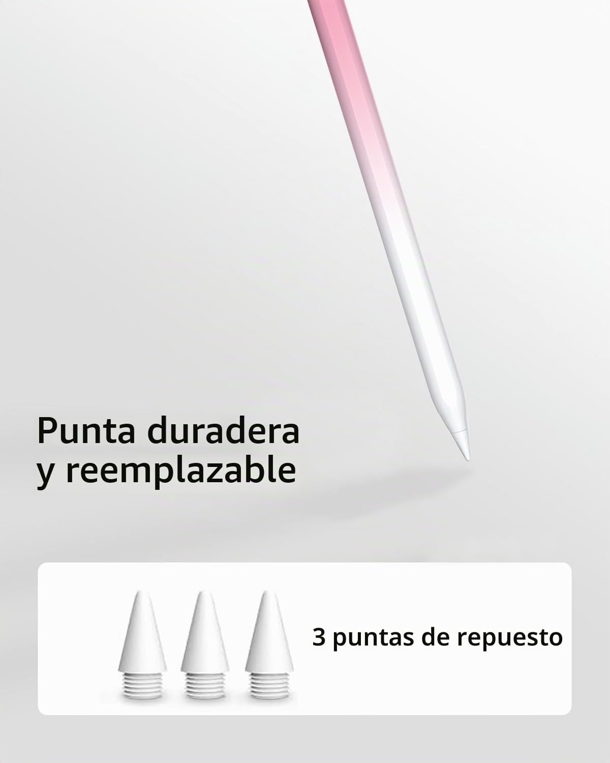 Lápiz capacitivo para Apple iPad (2026-2018), lápiz capacitivo de c...