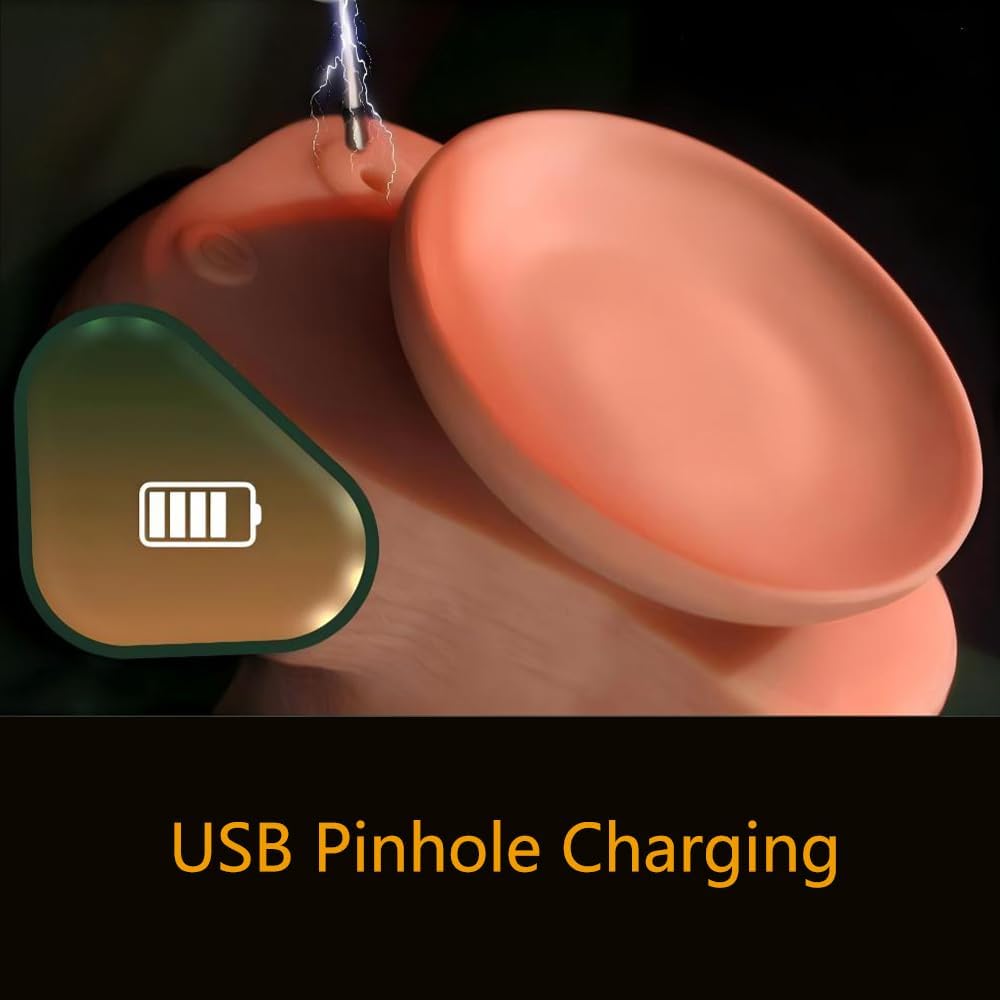 Juguete realista de silicona impermeable para lengua, flexible, sen...