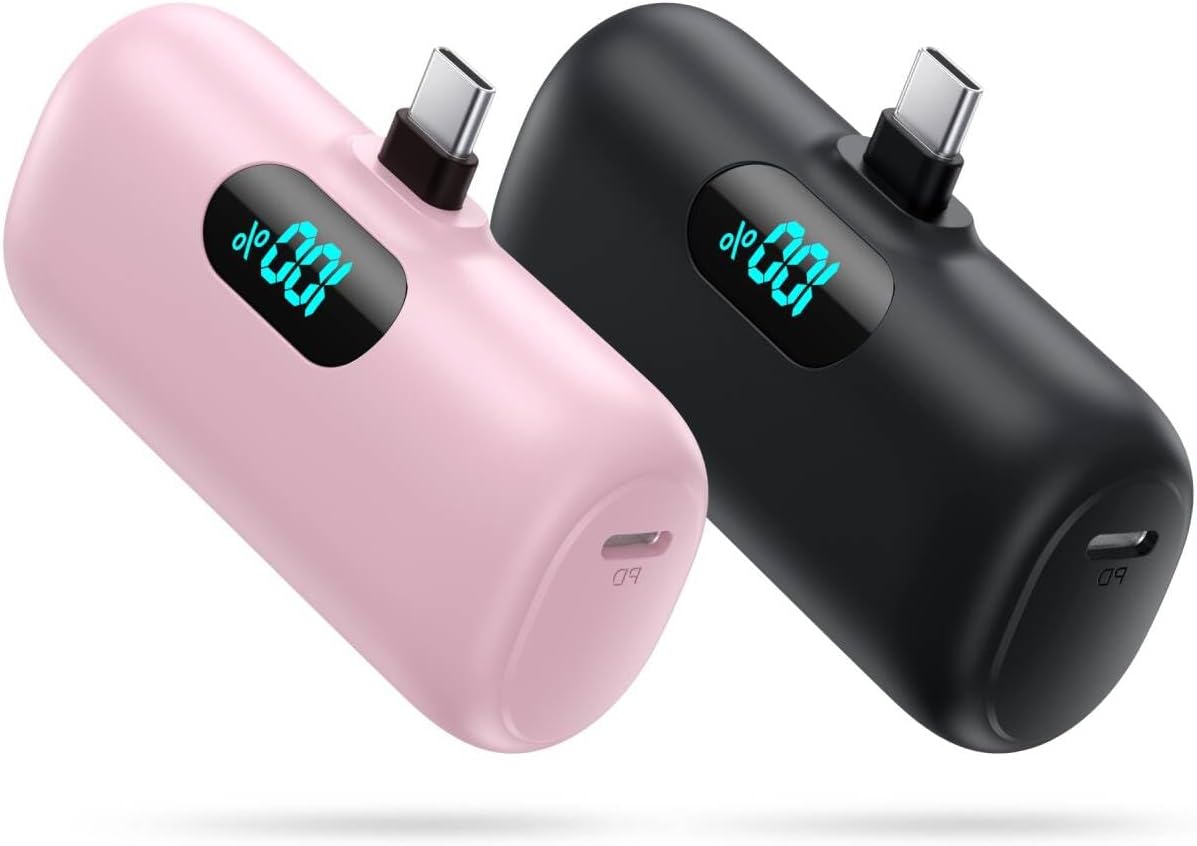 Swyop [Paquete de 2] Cargador portátil para iPhone 17\/16\/15, mini...