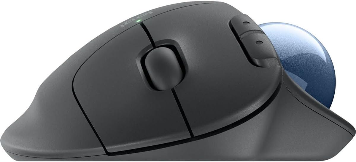 Logitech Ergo M575S Ratón Trackball Inalámbrico Ergonómico, Negro\/...