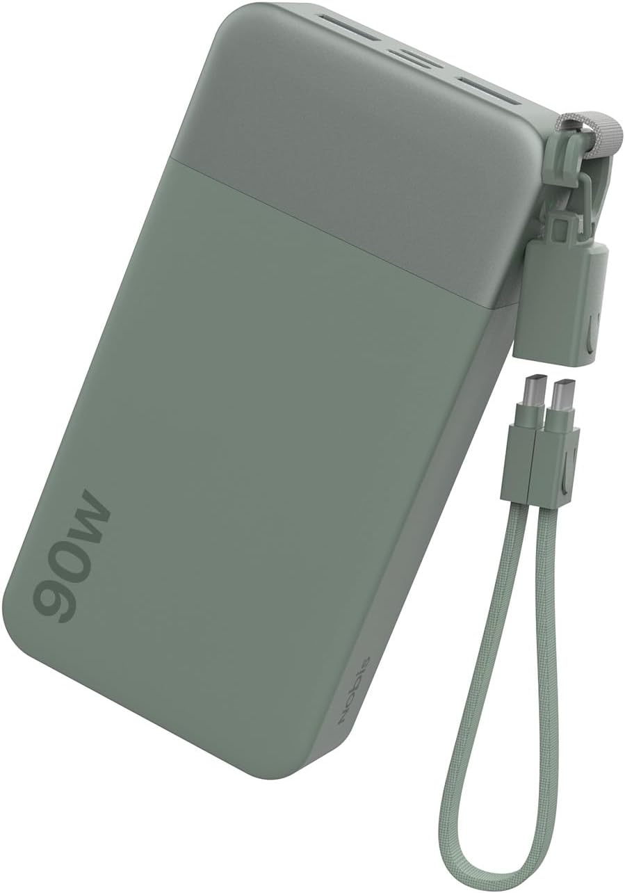 Cargador portátil NOBIS 20000mAh 90W Power Bank con cable desmontab...
