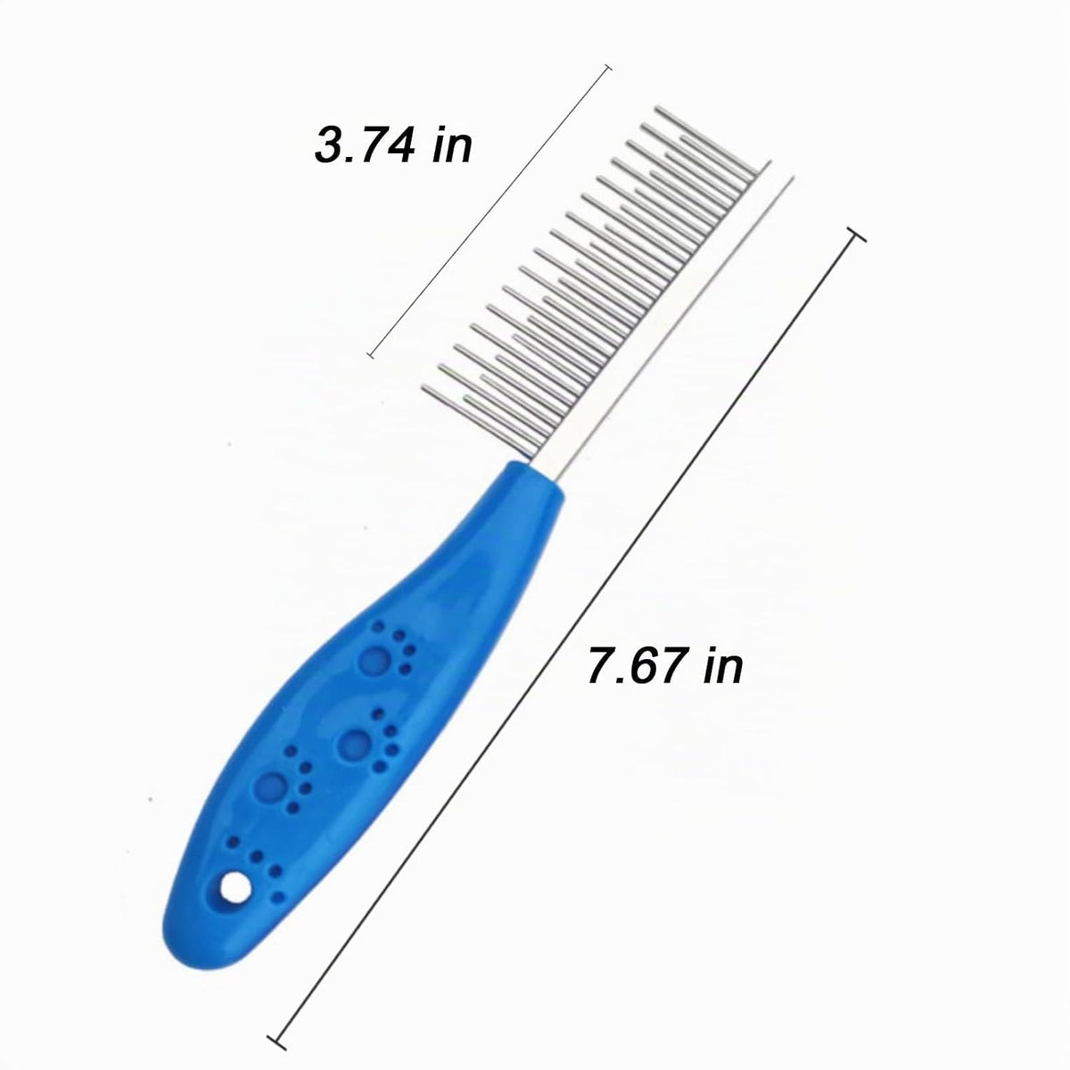 Peine de pelo largo para perros o gatos con dientes cortos y largos...