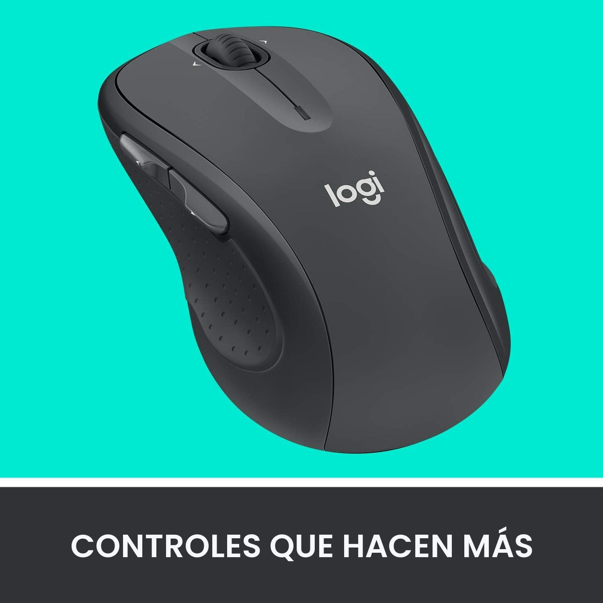 Logitech Ratón inalámbrico ambidiestro de tamaño completo M510 de 2...