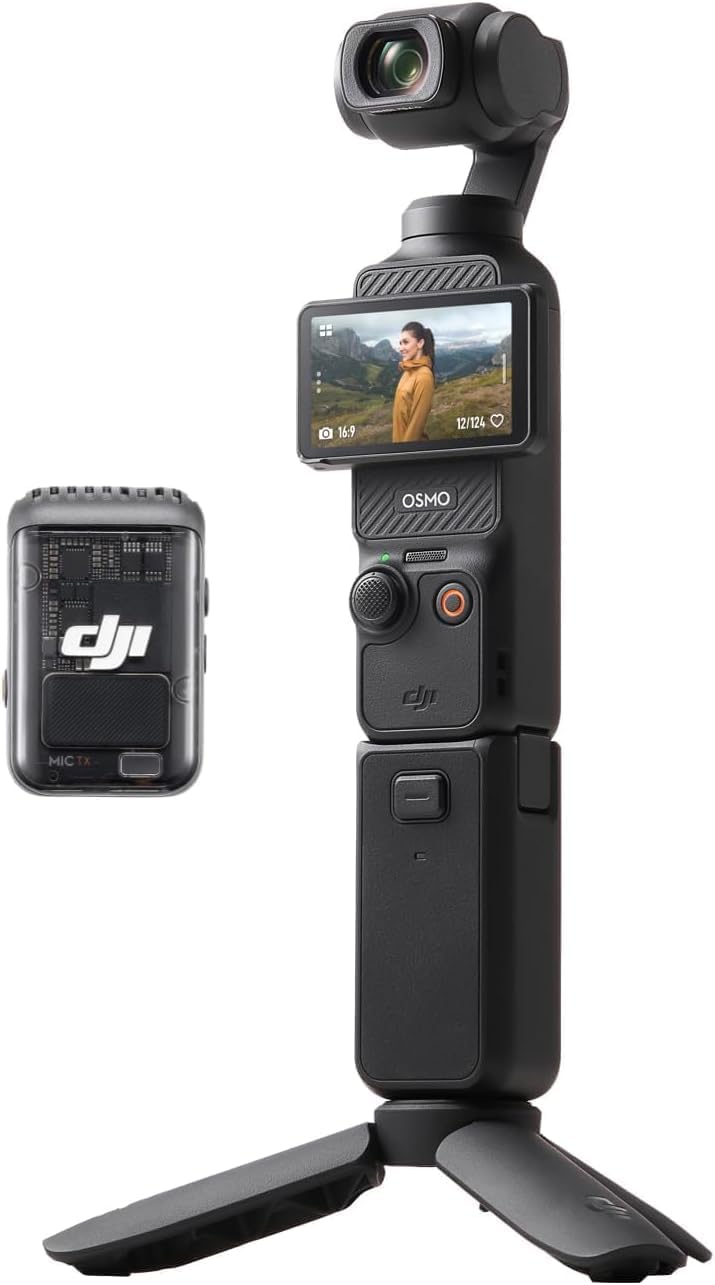DJI Osmo Pocket 3 Creator Combo, cámaras de vlogging con CMOS de 1...