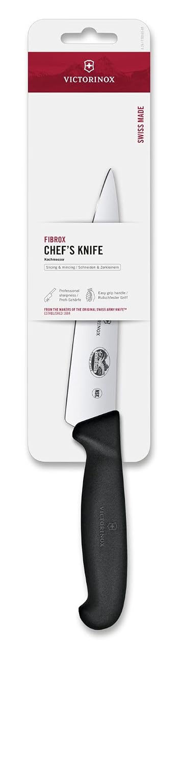 Cuchillo de chef Victorinox, cuchillo pequeño de 5 pulgadas con man...