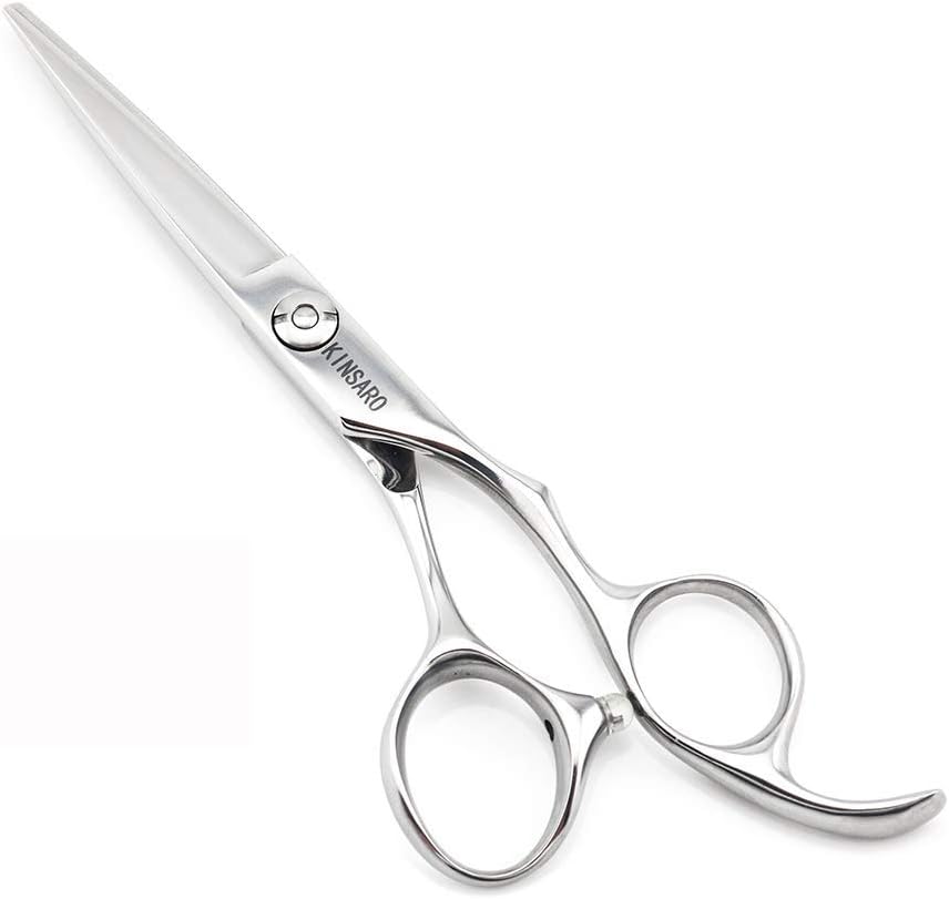 KINSARO Tijeras de corte de pelo de peluquero de 5.5 pulgadas 440C...