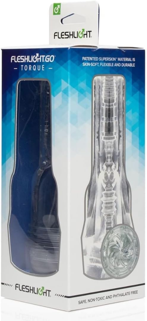 Fleshlight Go | Torque | Juguete sexual masculino transparente (paq...