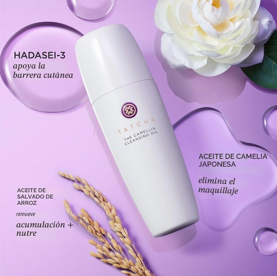 TATCHA Aceite limpiador puro de camelia en un solo paso | Aceite de...