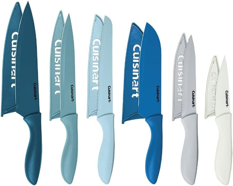 Cuisinart Advantage - Juego de cuchillos de cocina de 12 piezas, co...