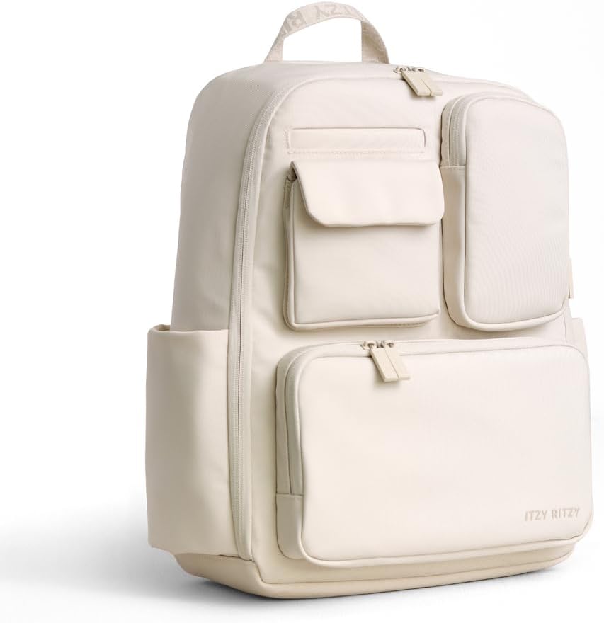 Itzy Ritzy Mochila para Pañales Utilitaria \u2013 Cuenta con 17 Bol...