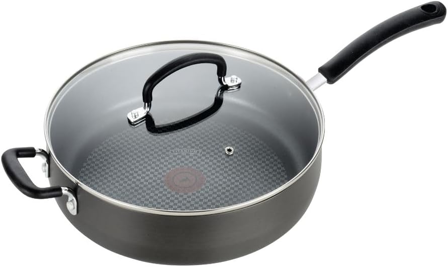 T-Fal Ultimate con anodizado duro antiadherente sartén Jumbo con ta...