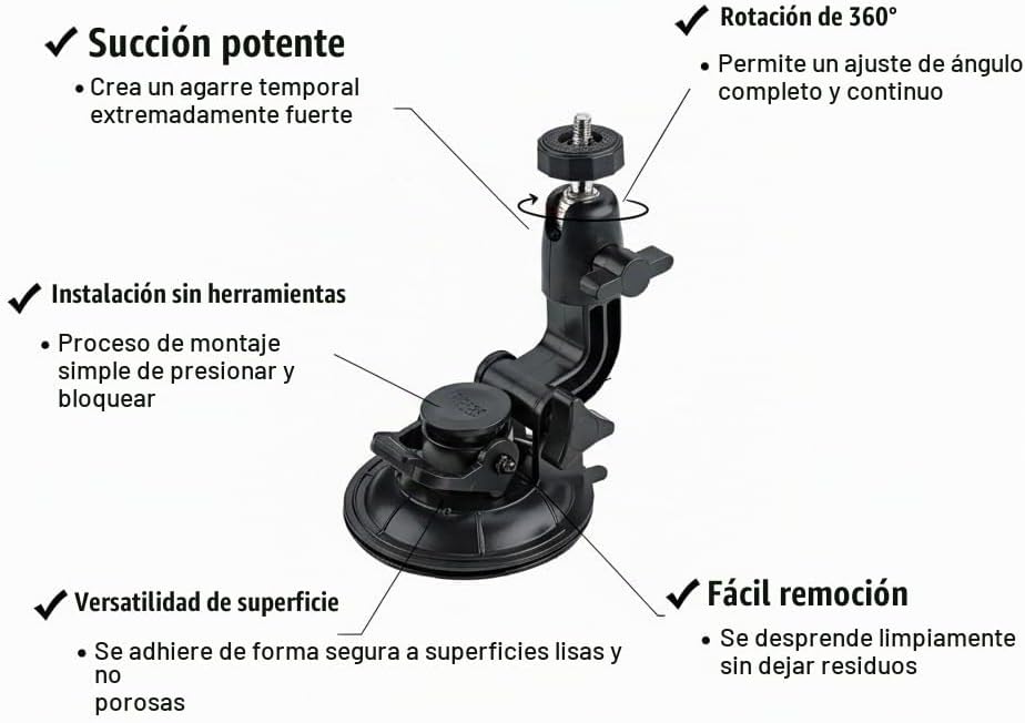 FlightPro - Soporte para iPad de aviación 3 en 1, yugo, succión, ro...