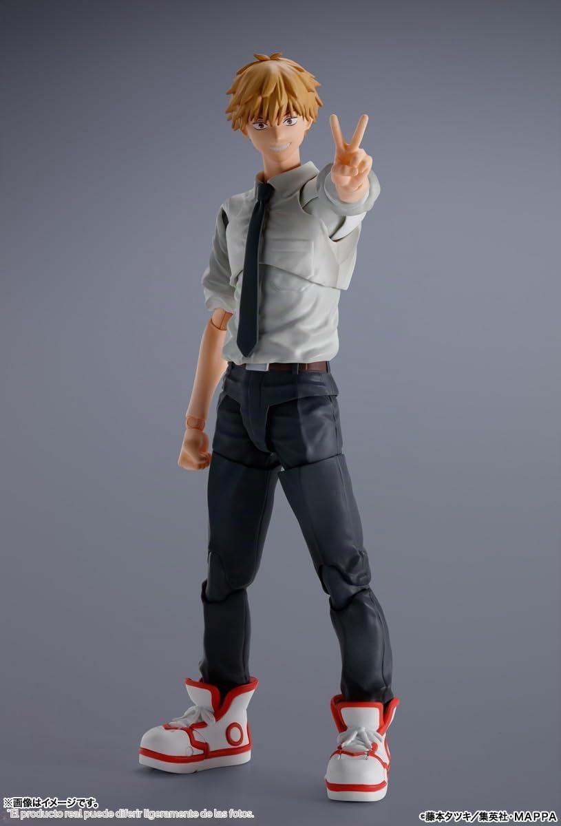 NACIONES TAMASHII - Hombre motosierra - Figura de acción Denji S.H....