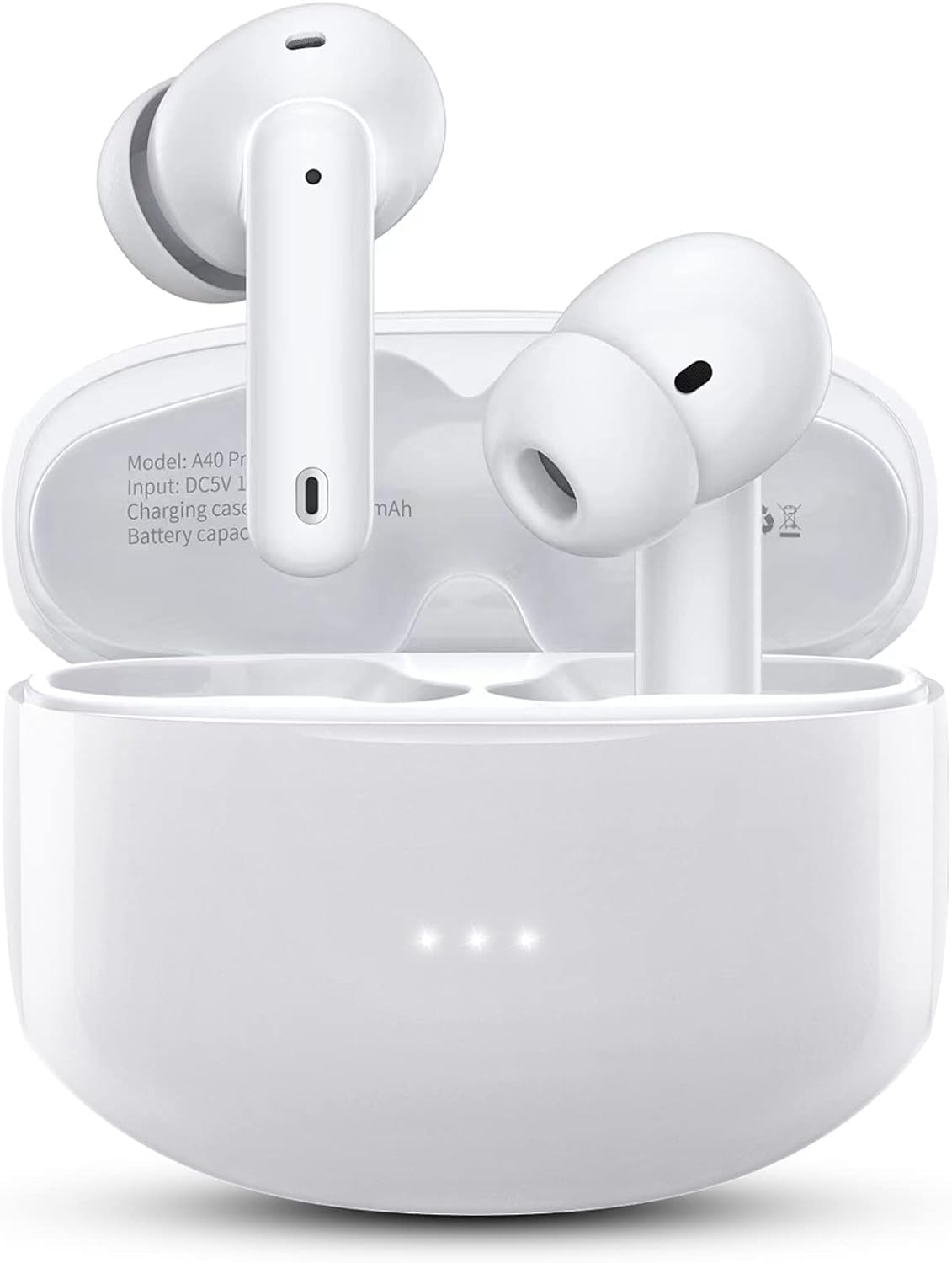 XIAOWTEK Auriculares inalámbricos A40 Pro, auriculares Bluetooth de...