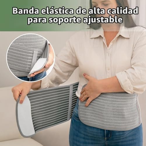 Haakaa - Banda para el vientre posparto, talla M, color gris | Carp...