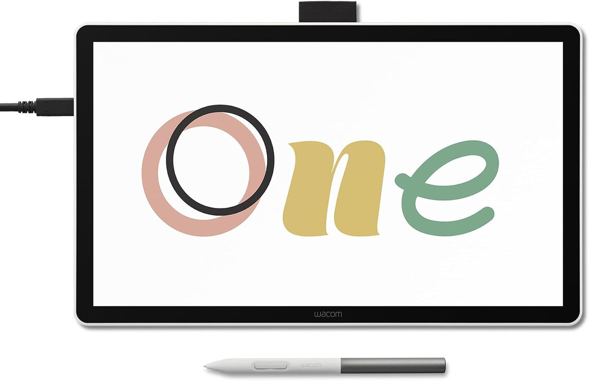 Wacom One 14, tableta de dibujo con pantalla y bolígrafo laminados...