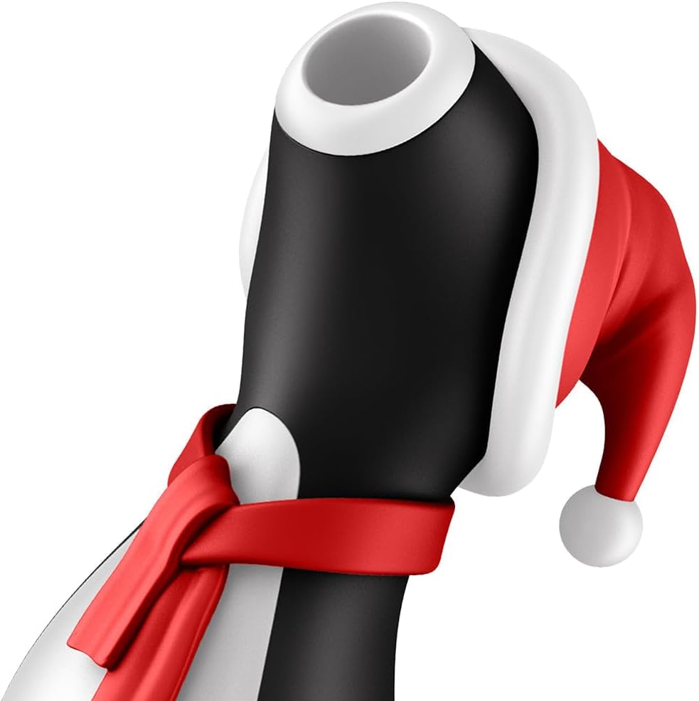 Satisfyer Juguete sexual vibrador de edición navideña de pingüino |...