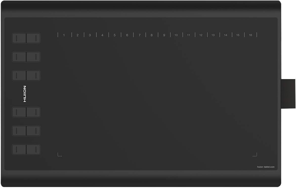 HUION Inspiroy H1060P - Tableta de dibujo gráfico con sensibilidad...