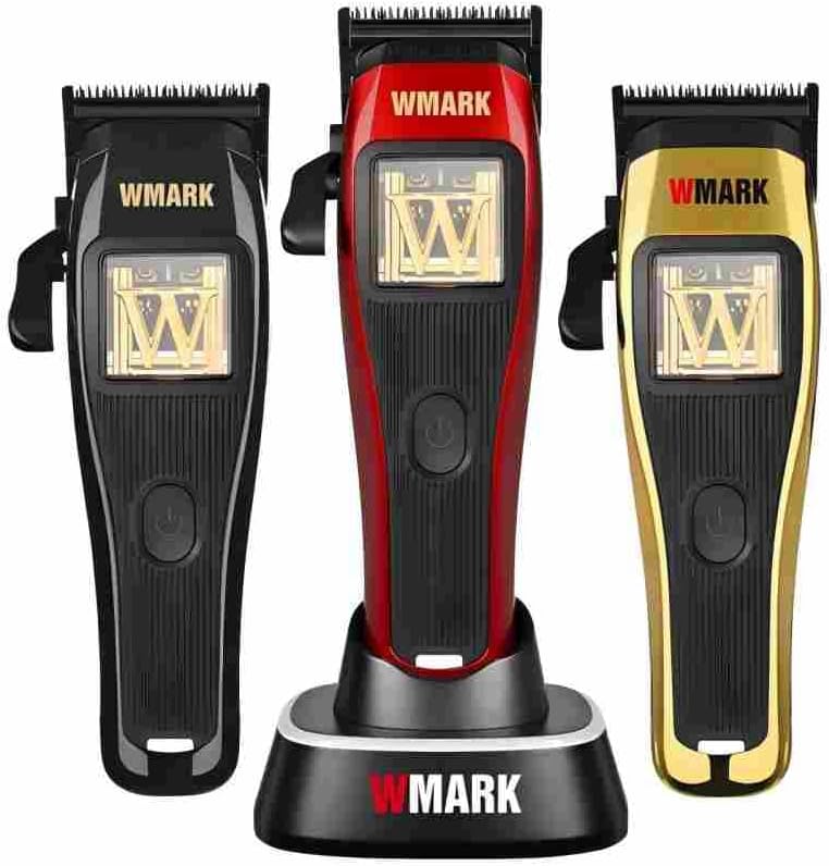 WMARK Cortapelos Inalámbrico Profesional Duradero para Peluqueros,...