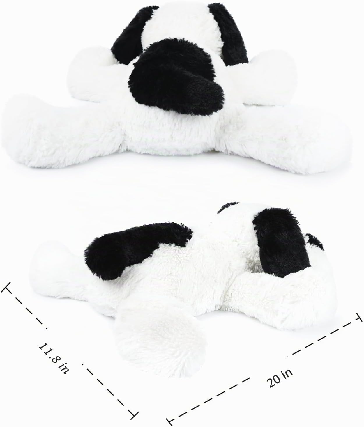 WEIGEDU Perro de peluche blandito y abrazable, diseño de cachorro b...