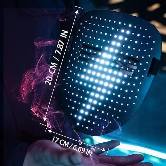WestDeer Las máscaras LED multicambiables con detección de gestos i...