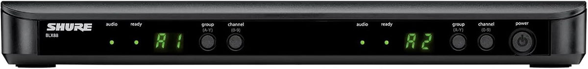 Shure BLX288\/B58 Sistema de audio inalámbrico de doble canal Banda...
