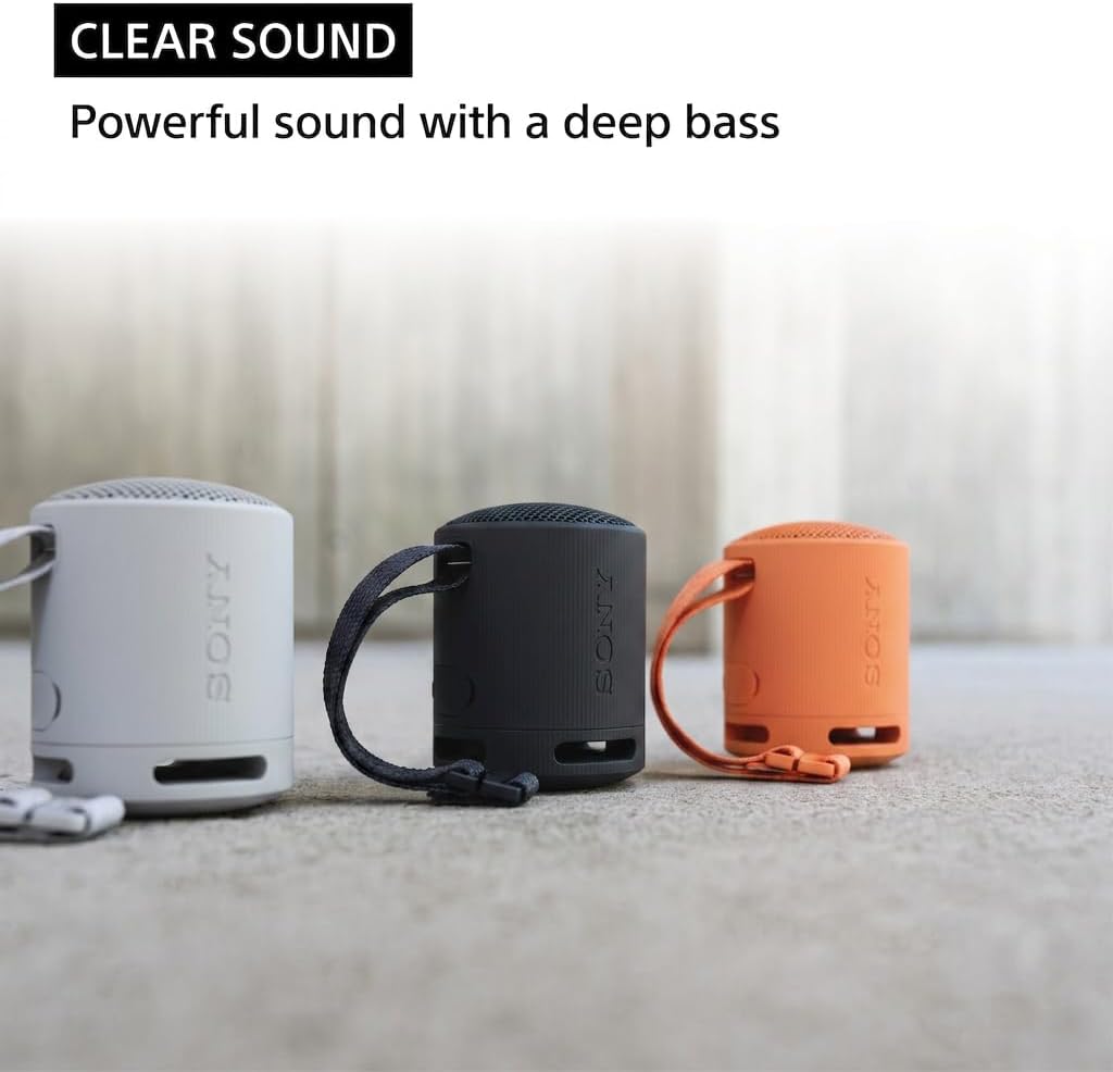 Sony SRS-XB100 Altavoz ligero portátil inalámbrico Bluetooth, negro...
