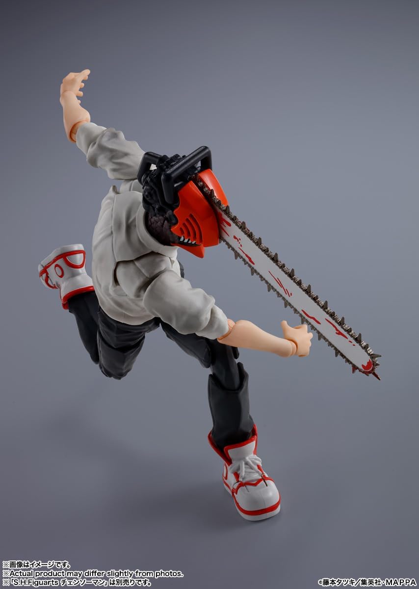 NACIONES TAMASHII - Hombre motosierra - Figura de acción Denji S.H....