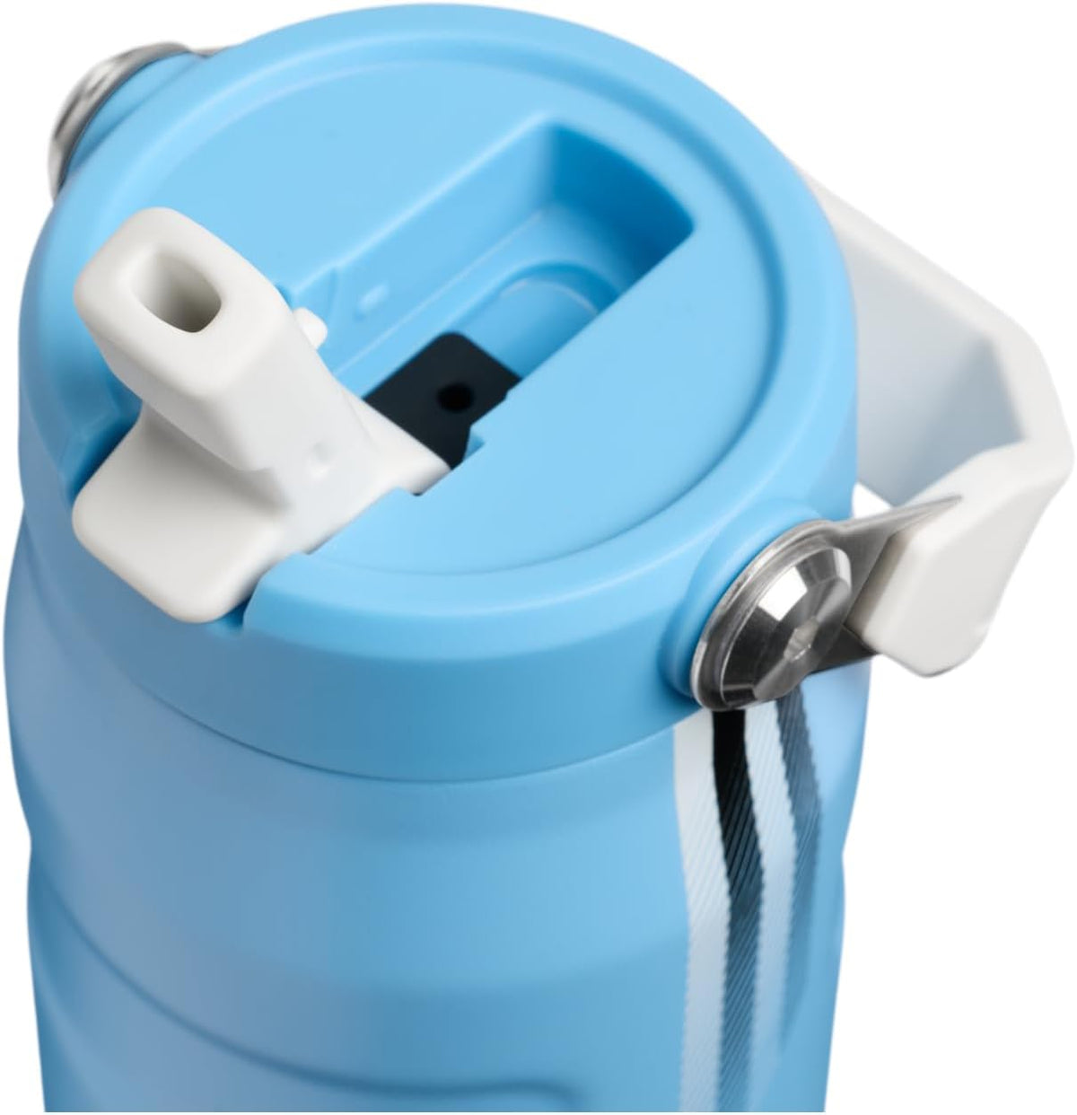 STANLEY IceFlow - Botella con popote 2.0, 24 onzas, color azul clar...