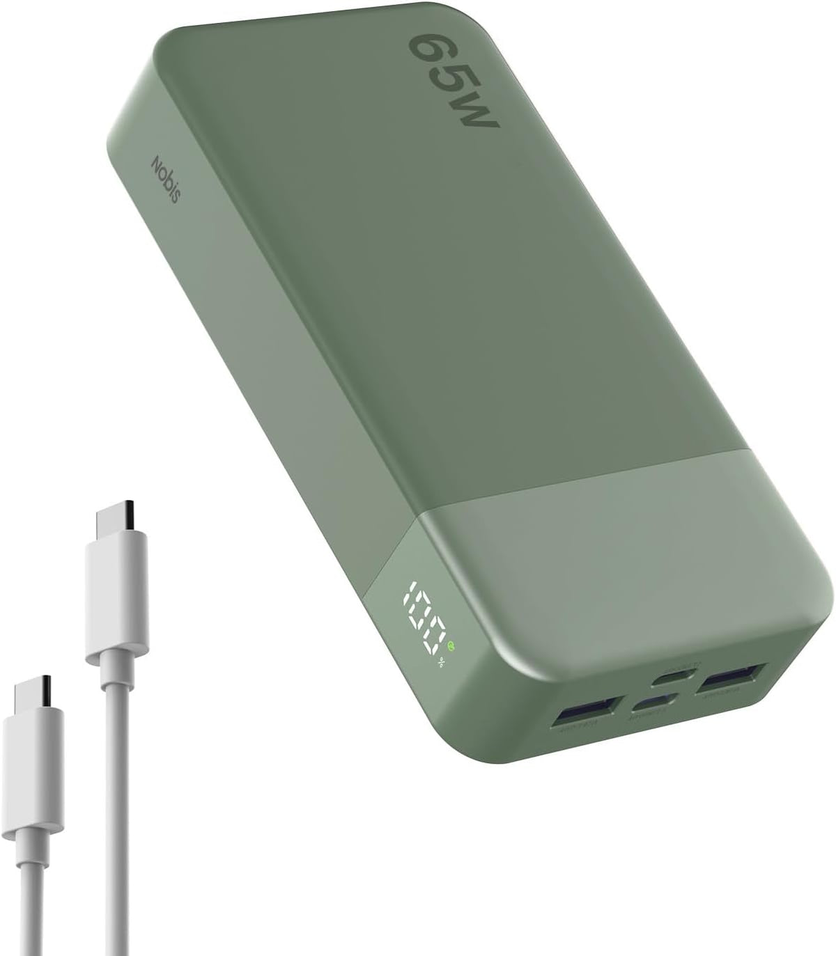 NOBIS Cargador portátil 20000mAh 65W Power Bank Carga rápida | Banc...