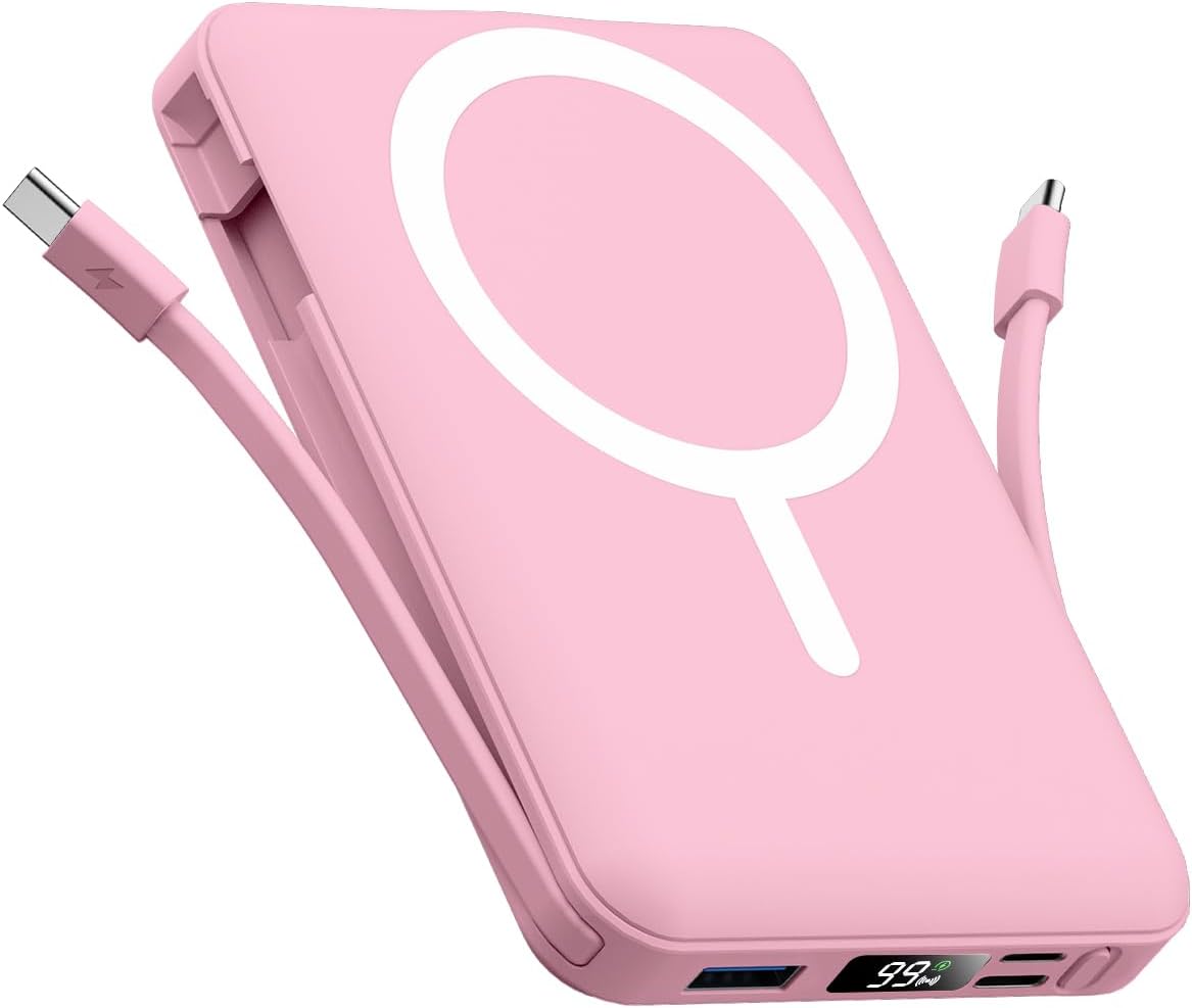 Gawegar para cargador portátil MagSafe, banco de energía magnético...