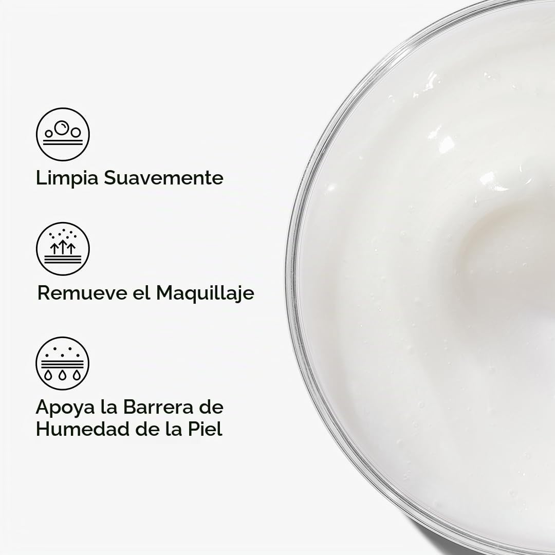 The Ordinary Limpiador en crema de glicolípidos, eliminación de maq...