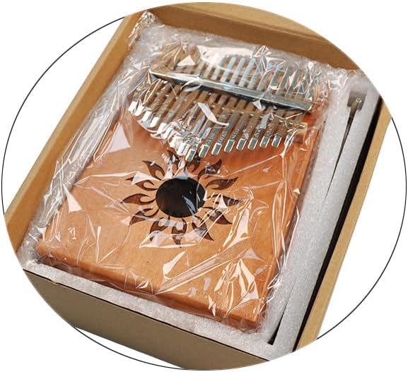 Angel ARK-N - Piano de pulgar Kalimba de caoba de 17 teclas para pr...