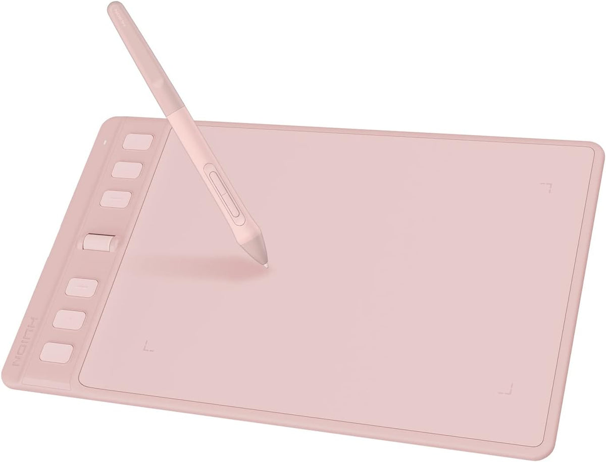 HUION Inspiroy 2 Tableta de dibujo pequeña con rueda de desplazamie...