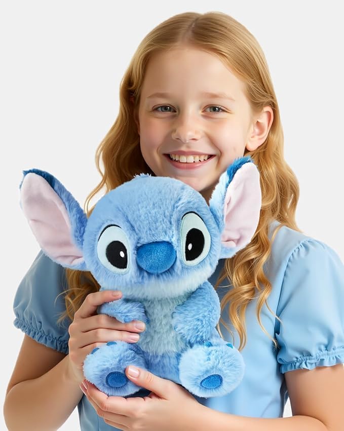 MINISO Disney Lilo &amp; Stitch - Muñeca de peluche suave de 10 pul...