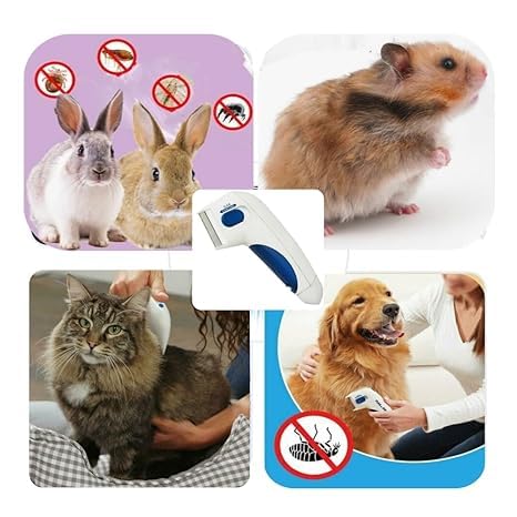 SHXMWINSY Peine eléctrico para mascotas \u2013 Peine de aseo para m...