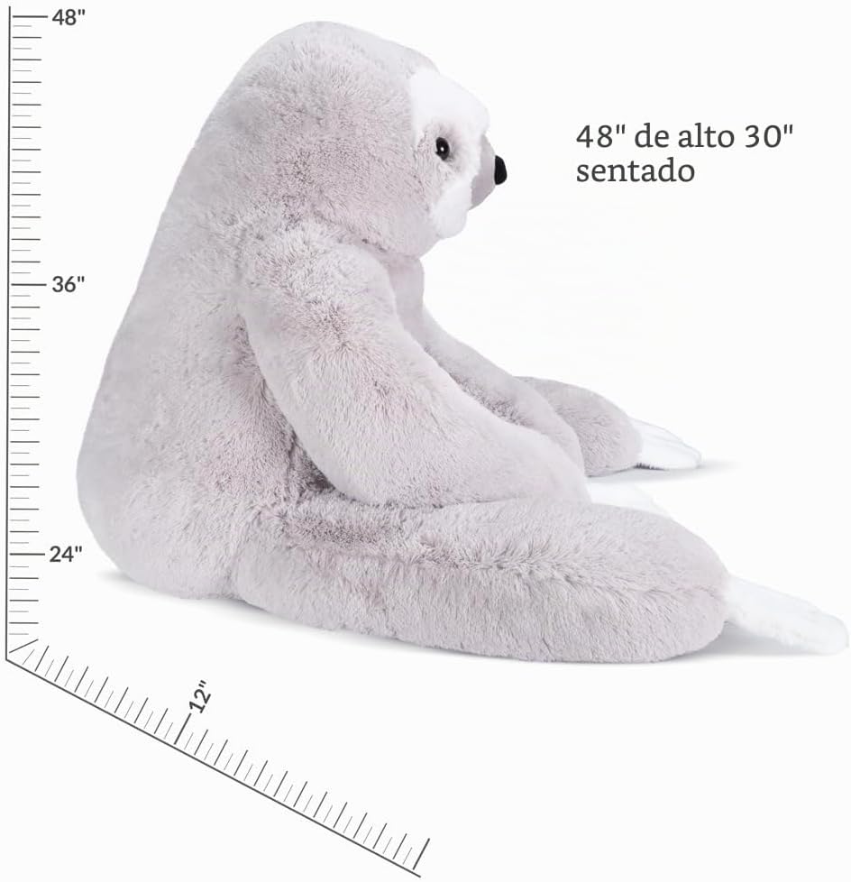 Vermont Teddy Bear Peluche de perezoso gigante de 4 pies | USA Bear...