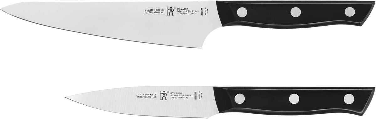HENCKELS Dynamic Razor-Sharp - Juego de cuchillos de chef compactos...