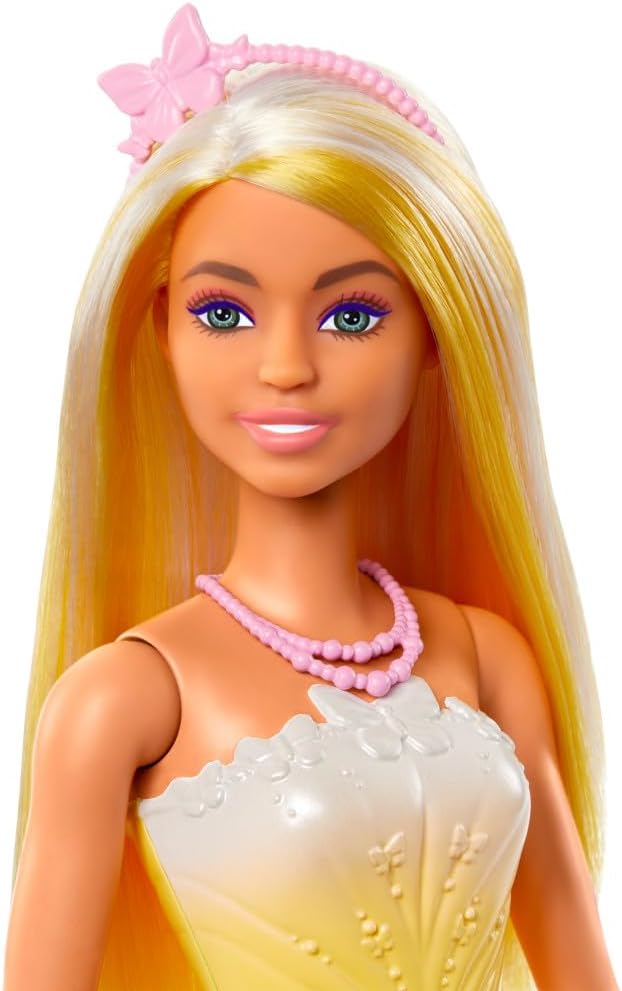 Muñeca Barbie Royal con cabello de fantasía con reflejos brillantes...