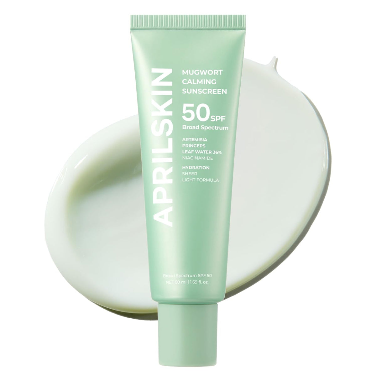 APRILSKIN Artemisa - Protector solar calmante SPF50 Serum solar lig...