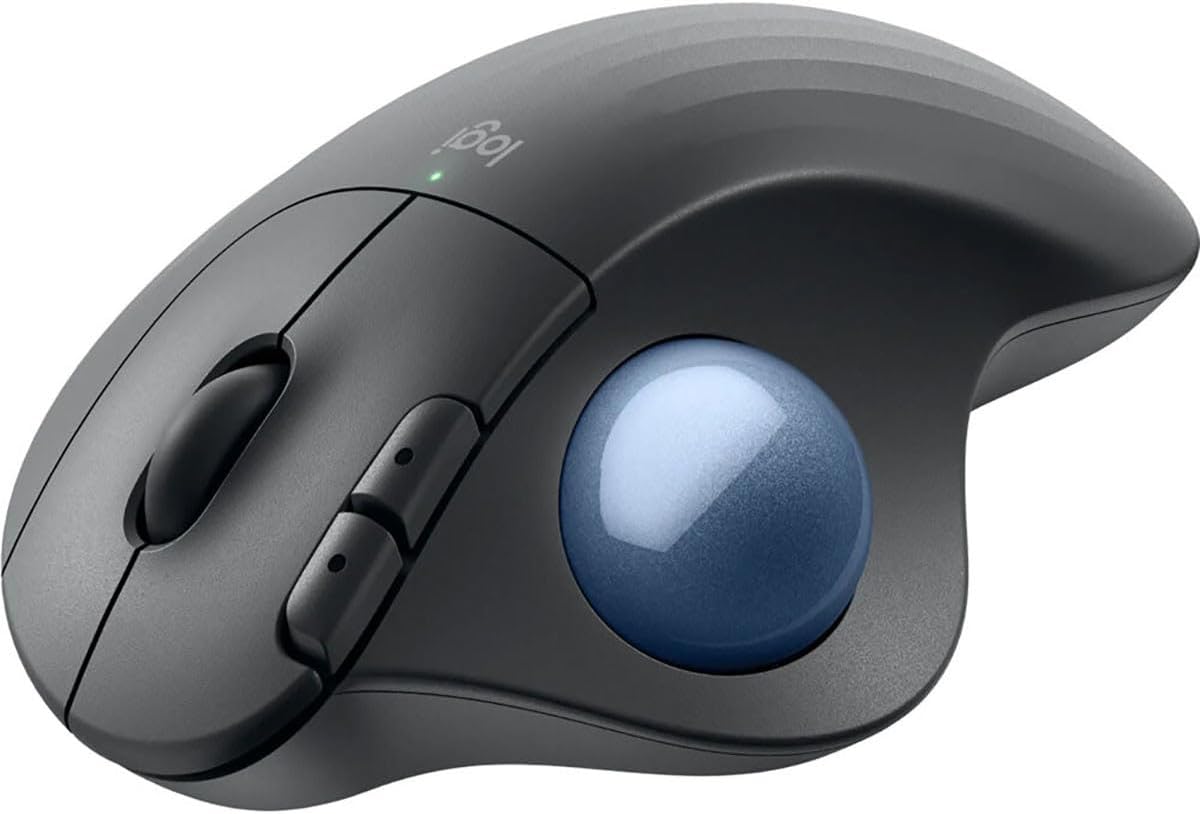 Logitech Ergo M575S Ratón Trackball Inalámbrico Ergonómico, Negro\/...